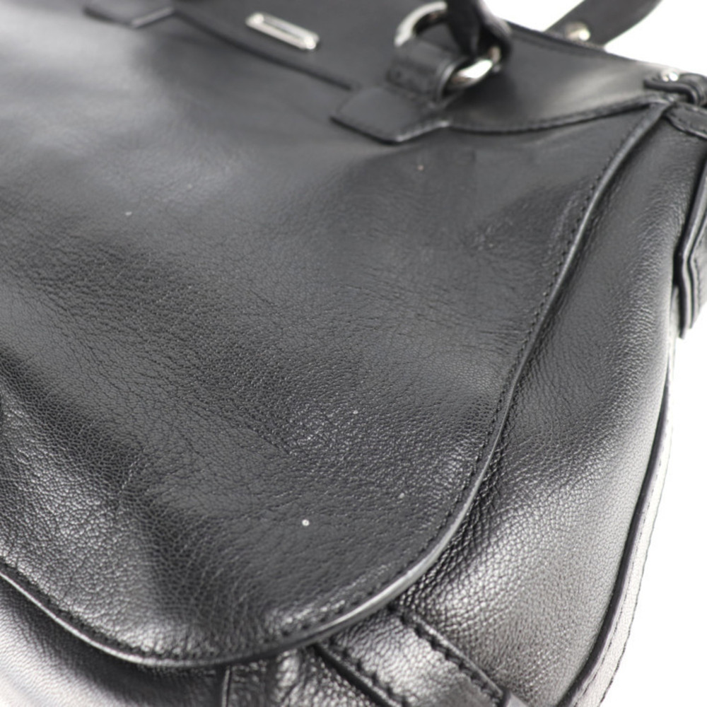 CELINE Celine handbag leather black 2way shoulder bag - Picture 6 of 9